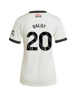 Billige Manchester United Diogo Dalot #20 Tredjedrakt Dame 2024-25 Kortermet